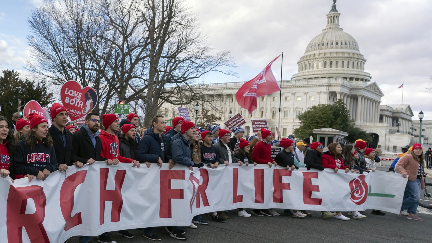 The March for Life rallies against abortion with an eye toward the November elections | AP News