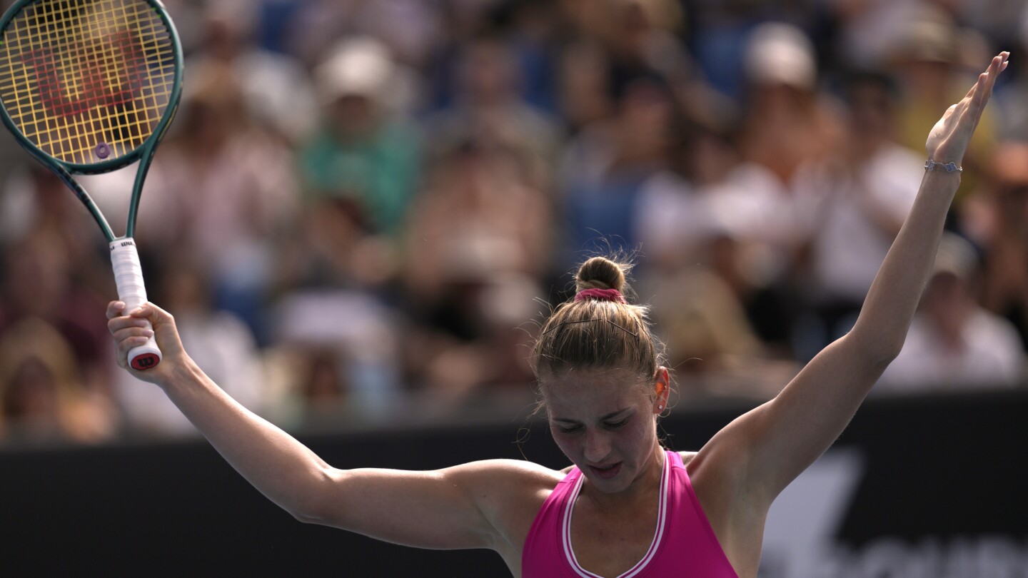 Without handshakes, Ukrainian players trying to keep message alive at Australian Open | AP News