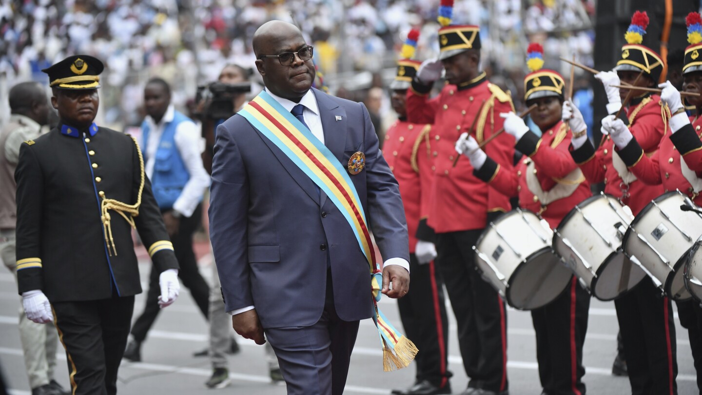 Congo’s President Felix Tshisekedi is sworn into office following his disputed reelection | AP News