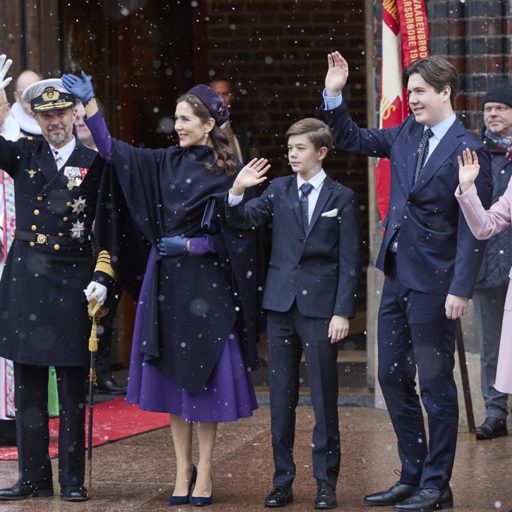 Danish royals attend church service to mark King Frederik’s first visit outside the capital | AP News