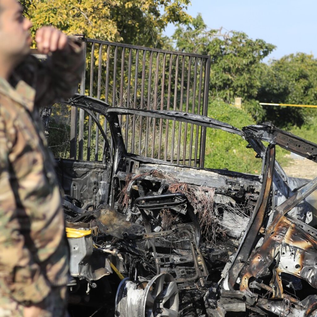 Strike kills Hezbollah fighter, civilian in Lebanon, amid seeming Israeli shift to targeted killings | AP News