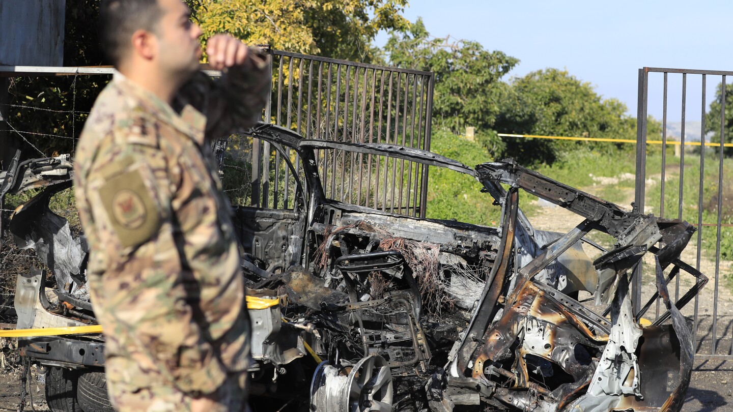 Strike kills Hezbollah fighter, civilian in Lebanon, amid seeming Israeli shift to targeted killings | AP News