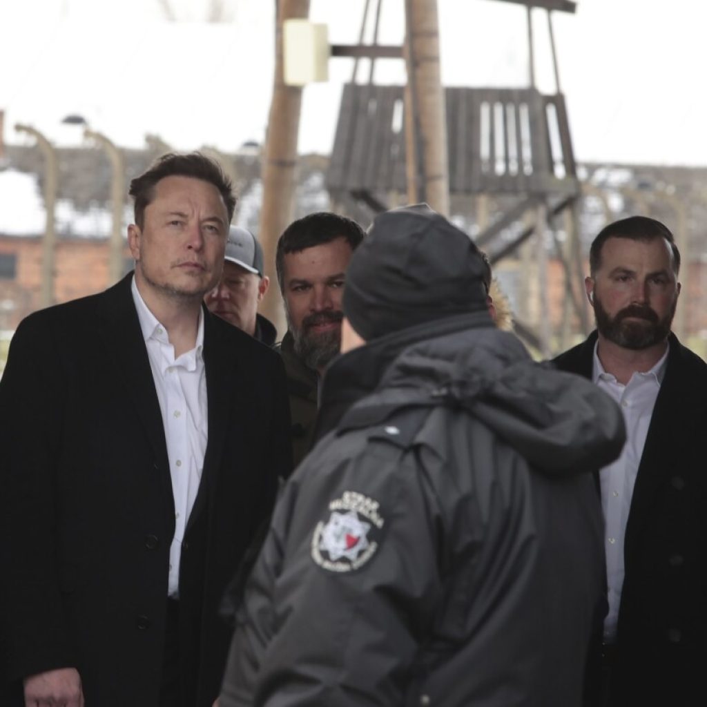 Elon Musk privately visits Auschwitz-Birkenau site in response to accusations of antisemitism on X | AP News