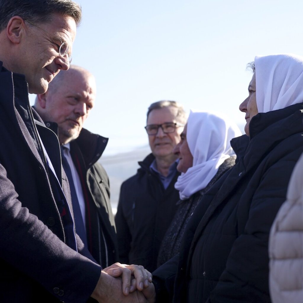 Outgoing Dutch PM begins his Bosnia visit at memorial to Srebrenica genocide victims | AP News