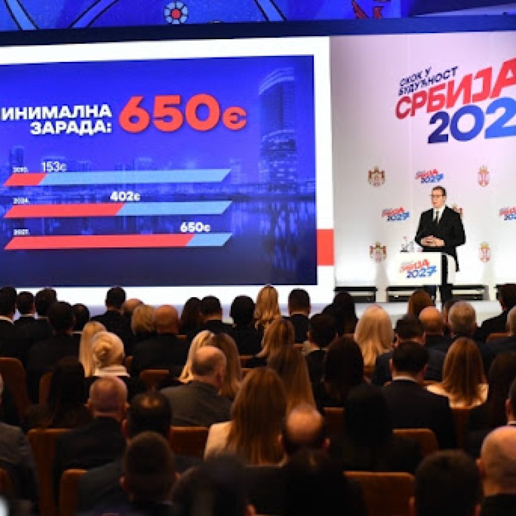 Demostat: Predstavljanje plana ‘Srbija 2027’ prilika Vučiću da nastavi izbornu kampanju