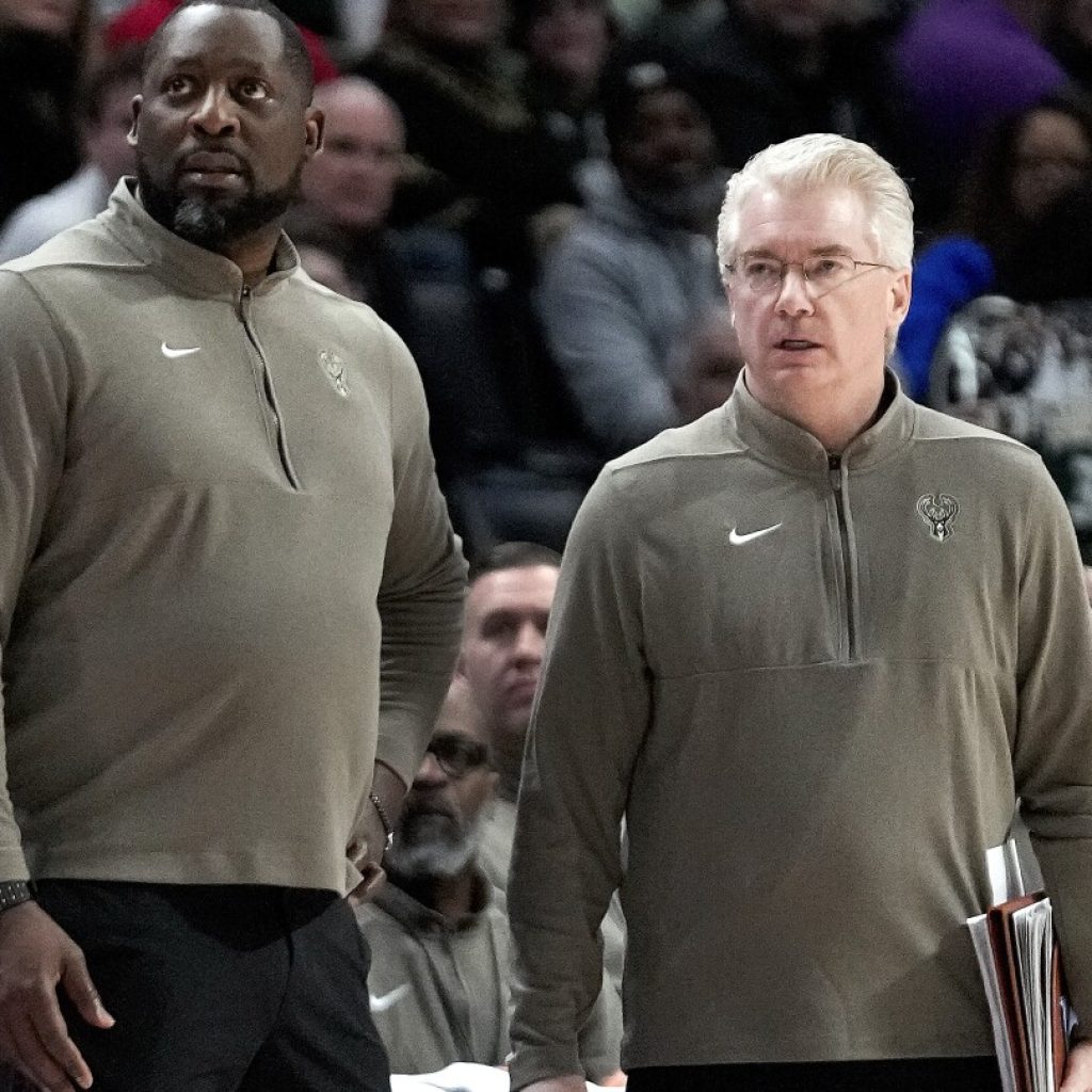 Bucks fire coach Adrian Griffin despite one of NBA’s top records, AP source says | AP News