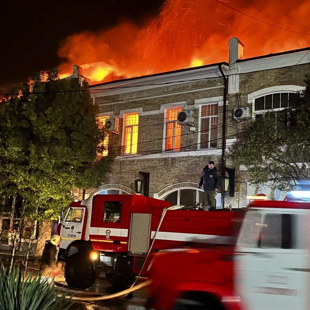 Fire destroys thousands works of art at the main gallery in Georgia’s separatist region of Abkhazia | AP News