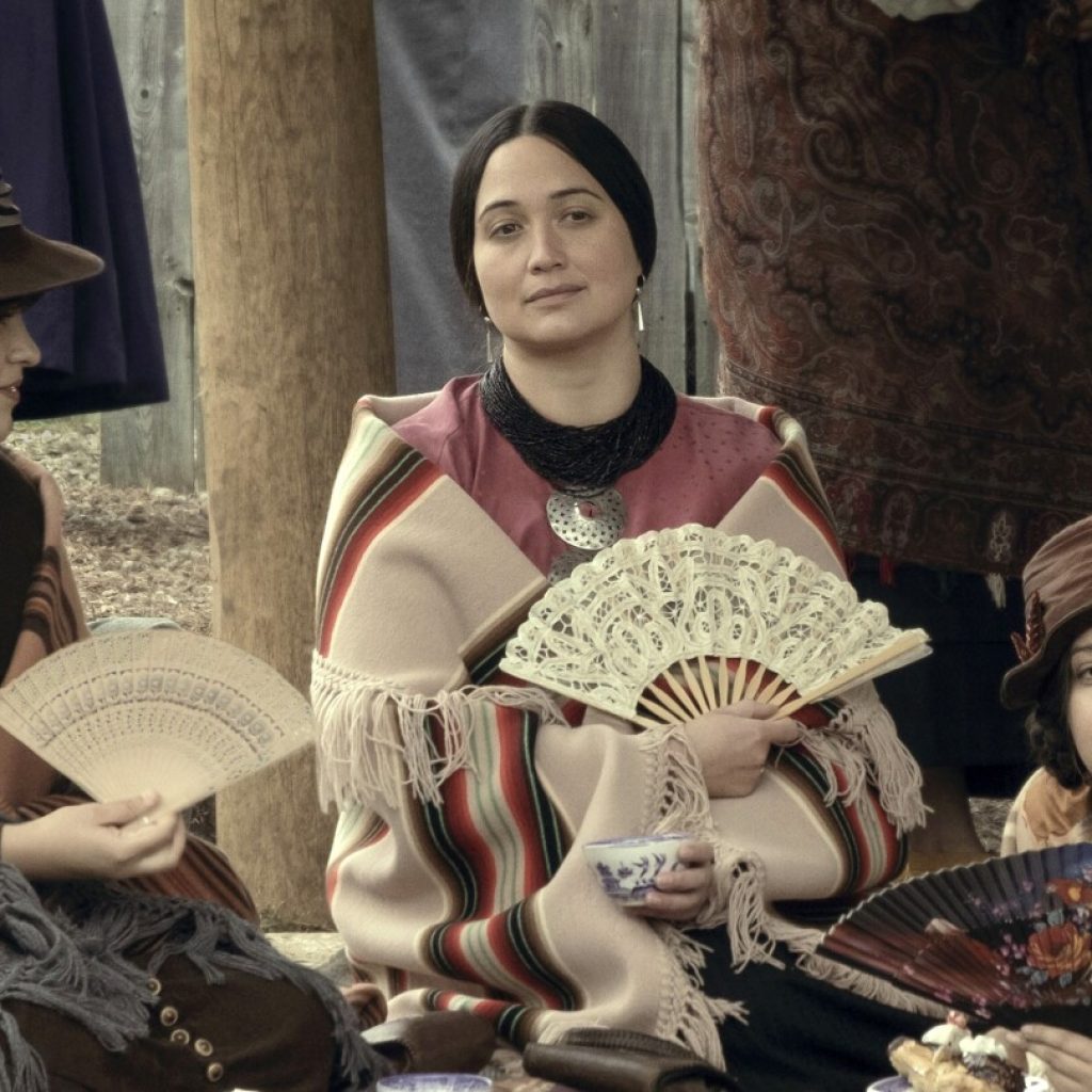 Lily Gladstone, first Native American actress nominee, travels to Osage country to honor Oscar nod | AP News