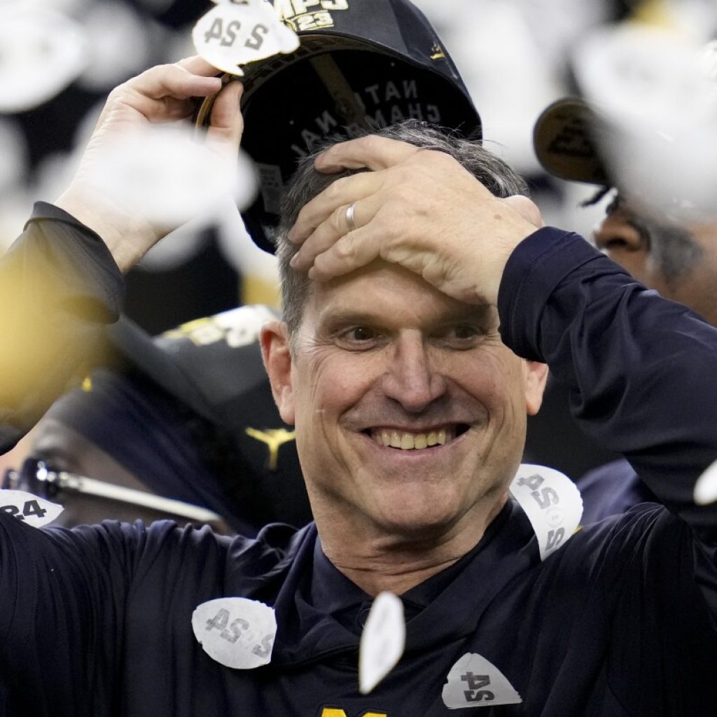 Jim Harbaugh returning to NFL to coach LA Chargers, AP sources say | AP News