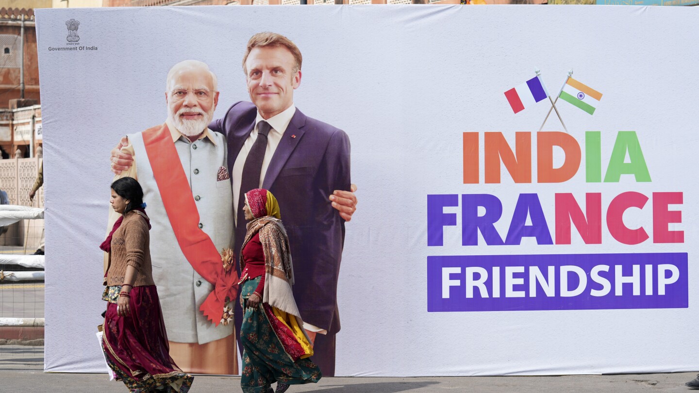 French President Macron arrives in India, where he’ll be chief guest at National Day celebrations | AP News