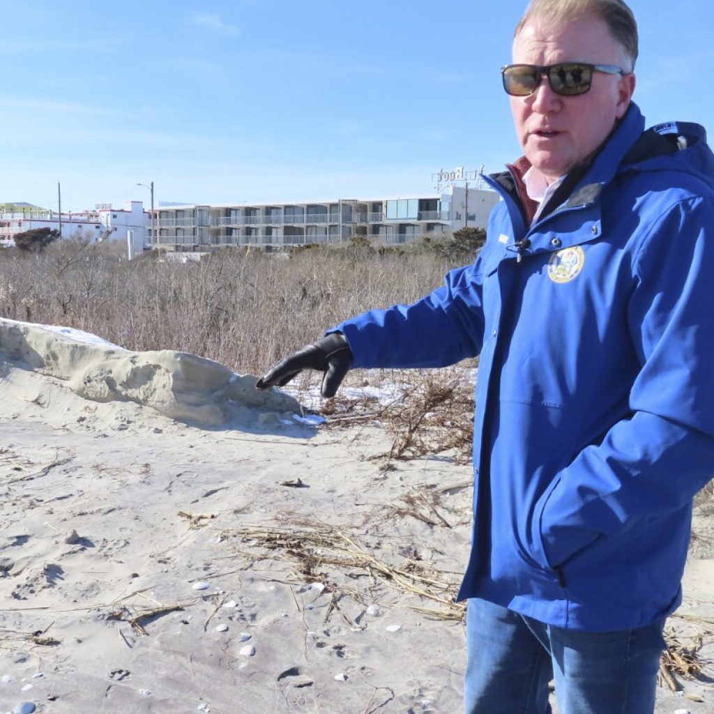 Jersey Shore town trying not to lose the man vs. nature fight on its eroded beaches | AP News