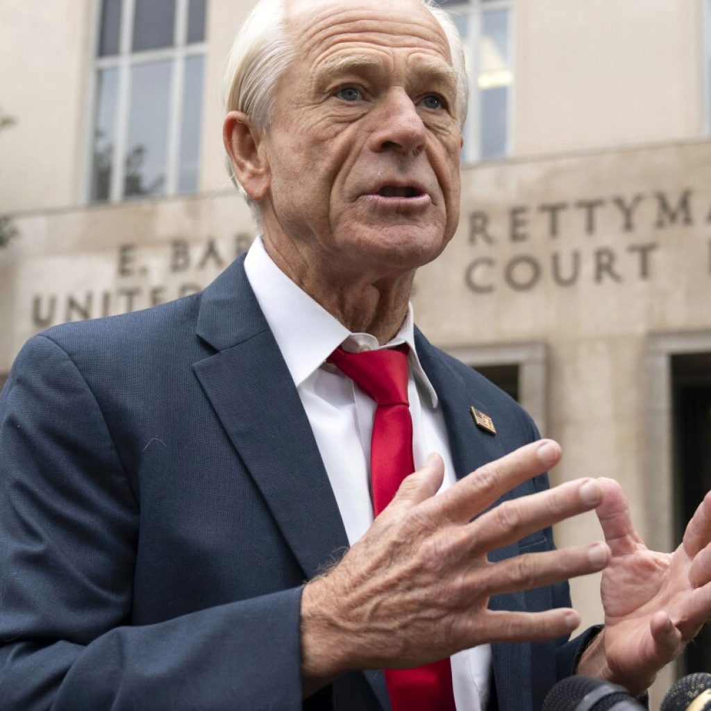 Peter Navarro gets 4-month sentence for defying House subpoena | AP News