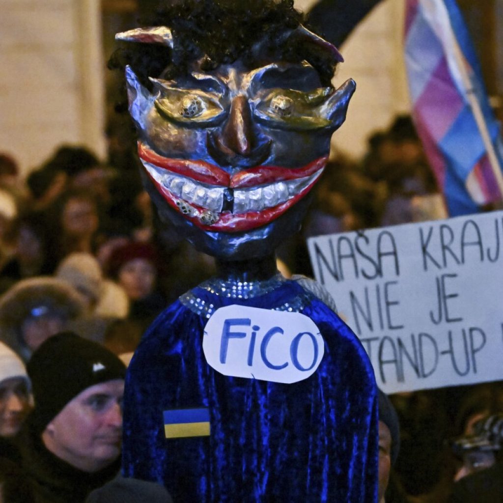 Thousands take to streets in Slovakia in nationwide anti-government protests | AP News