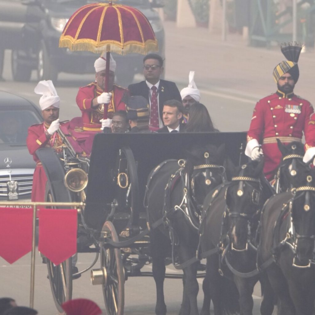 French President Macron joins India’s Republic Day celebrations as chief guest | AP News