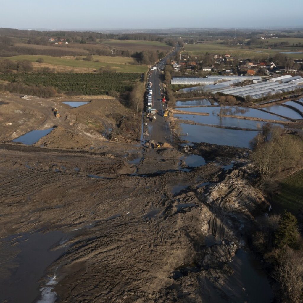 A landslide of contaminated soil threatens environmental disaster in Denmark. Who pays to stop it? | AP News