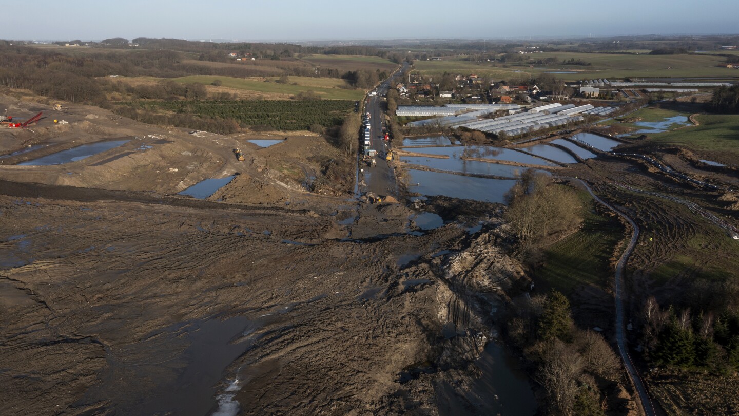 A landslide of contaminated soil threatens environmental disaster in Denmark. Who pays to stop it? | AP News