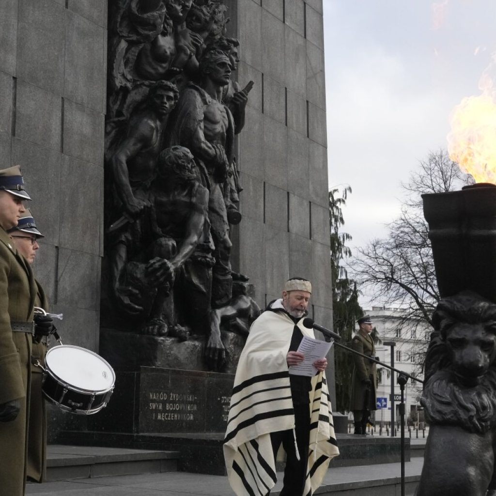 Holocaust Remembrance Day: Nazi death camp survivors mark 79th anniversary of Auschwitz liberation | AP News