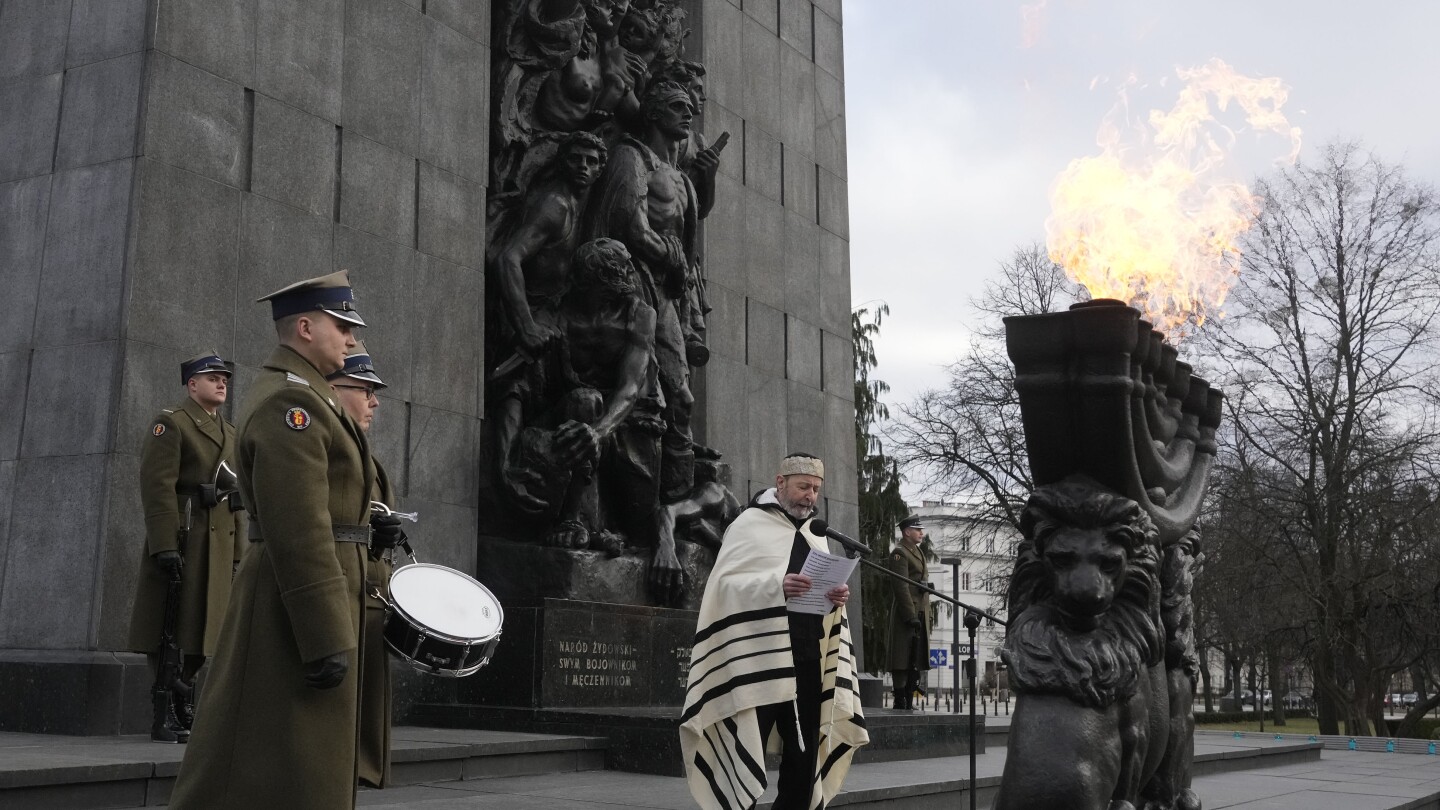 Holocaust Remembrance Day: Nazi death camp survivors mark 79th anniversary of Auschwitz liberation | AP News