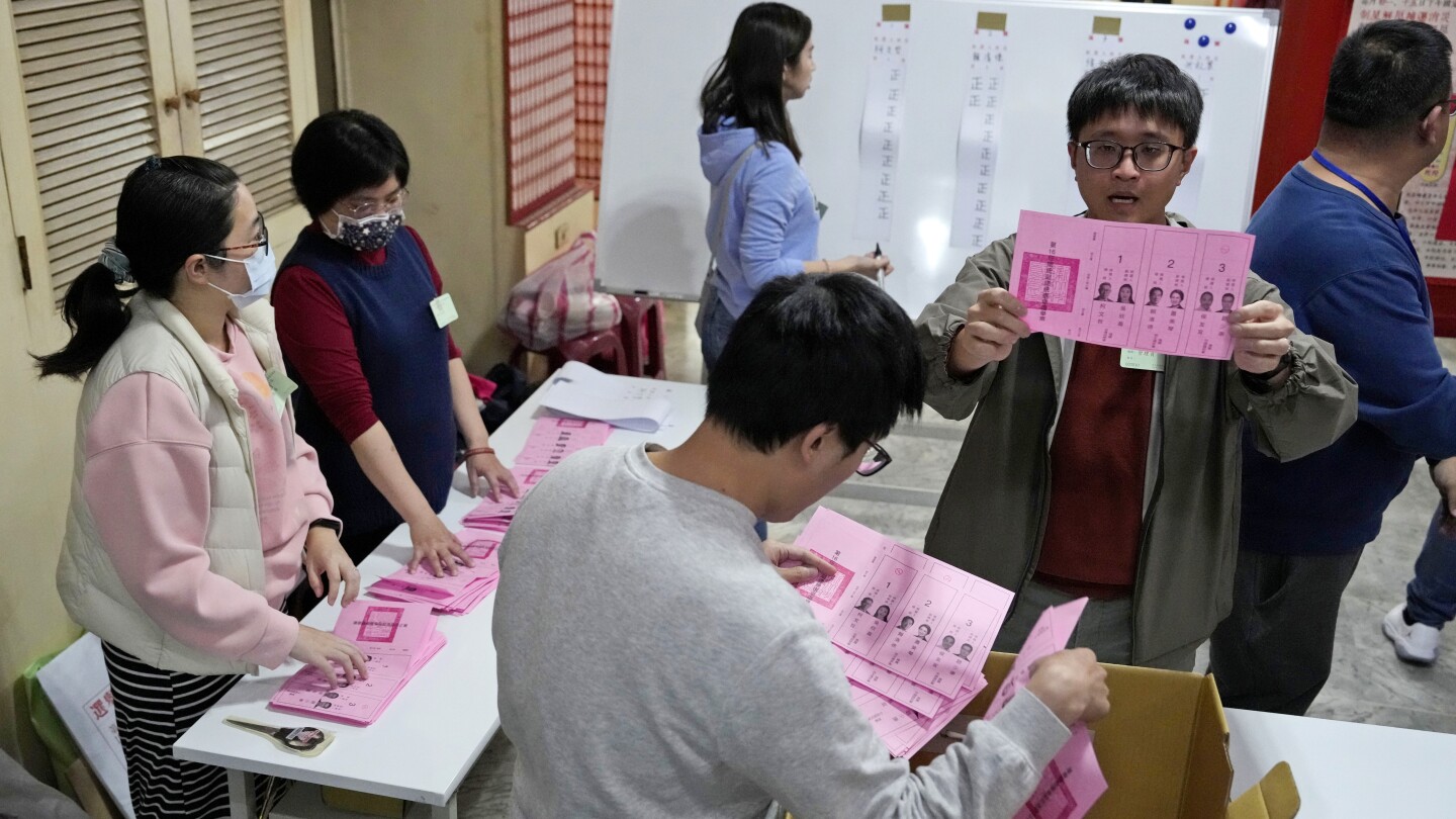 How Taiwan beat back disinformation and preserved the integrity of its election | AP News