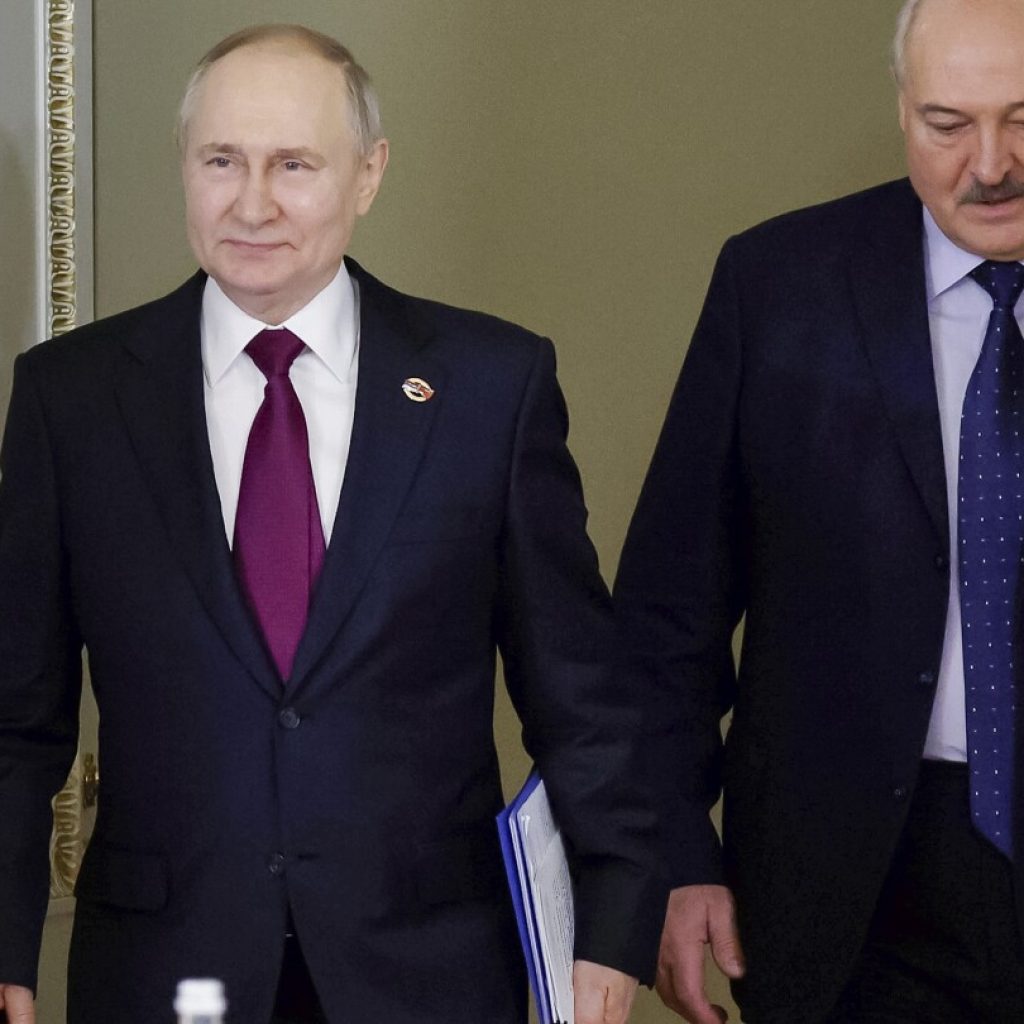 Putin and Lukashenko meet in St Petersburg to discuss ways to expand the Russia-Belarus alliance | AP News