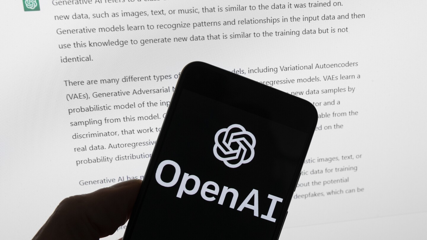 ChatGPT violated European privacy laws, Italy tells chatbot maker OpenAI | AP News