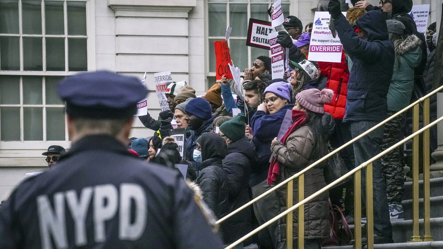 NYPD will have to record the race of people they question  | AP News