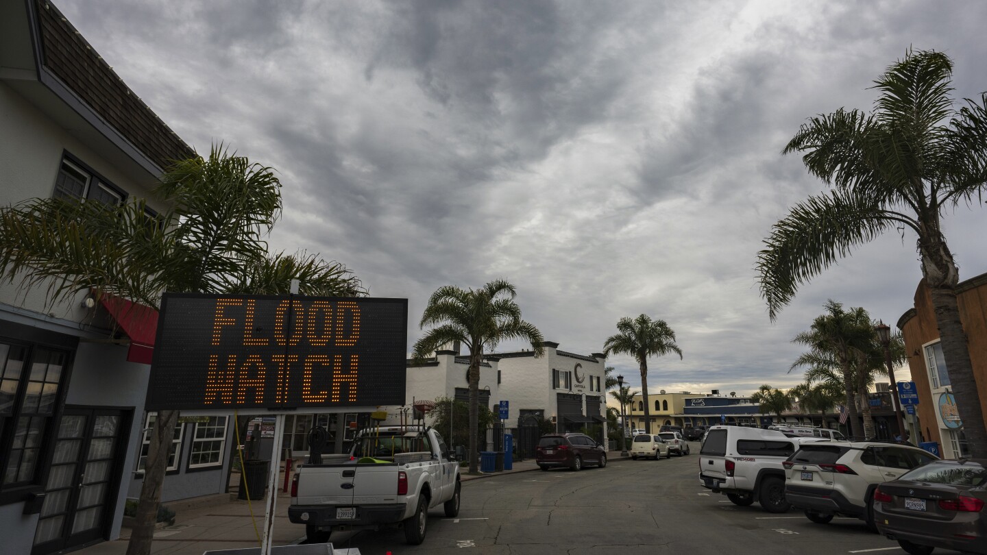 First of back-to-back atmospheric rivers push into California | AP News