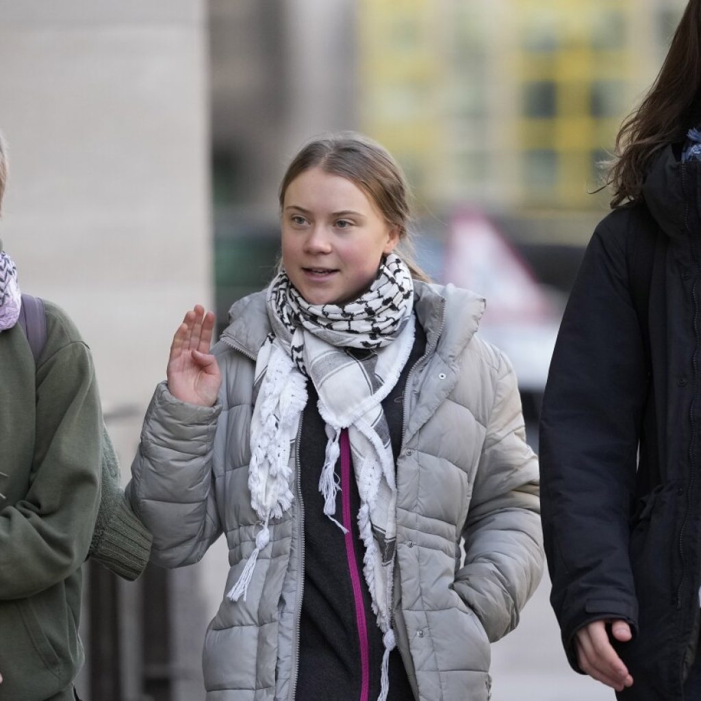 Climate activist Greta Thunberg goes on trial in London for blocking oil and gas conference | AP News