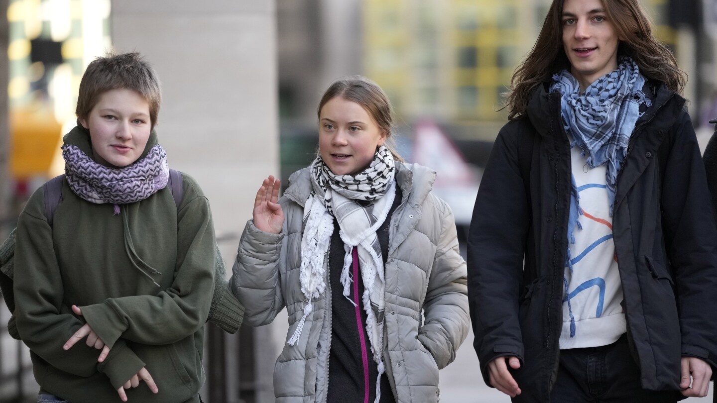 Climate activist Greta Thunberg goes on trial in London for blocking oil and gas conference | AP News