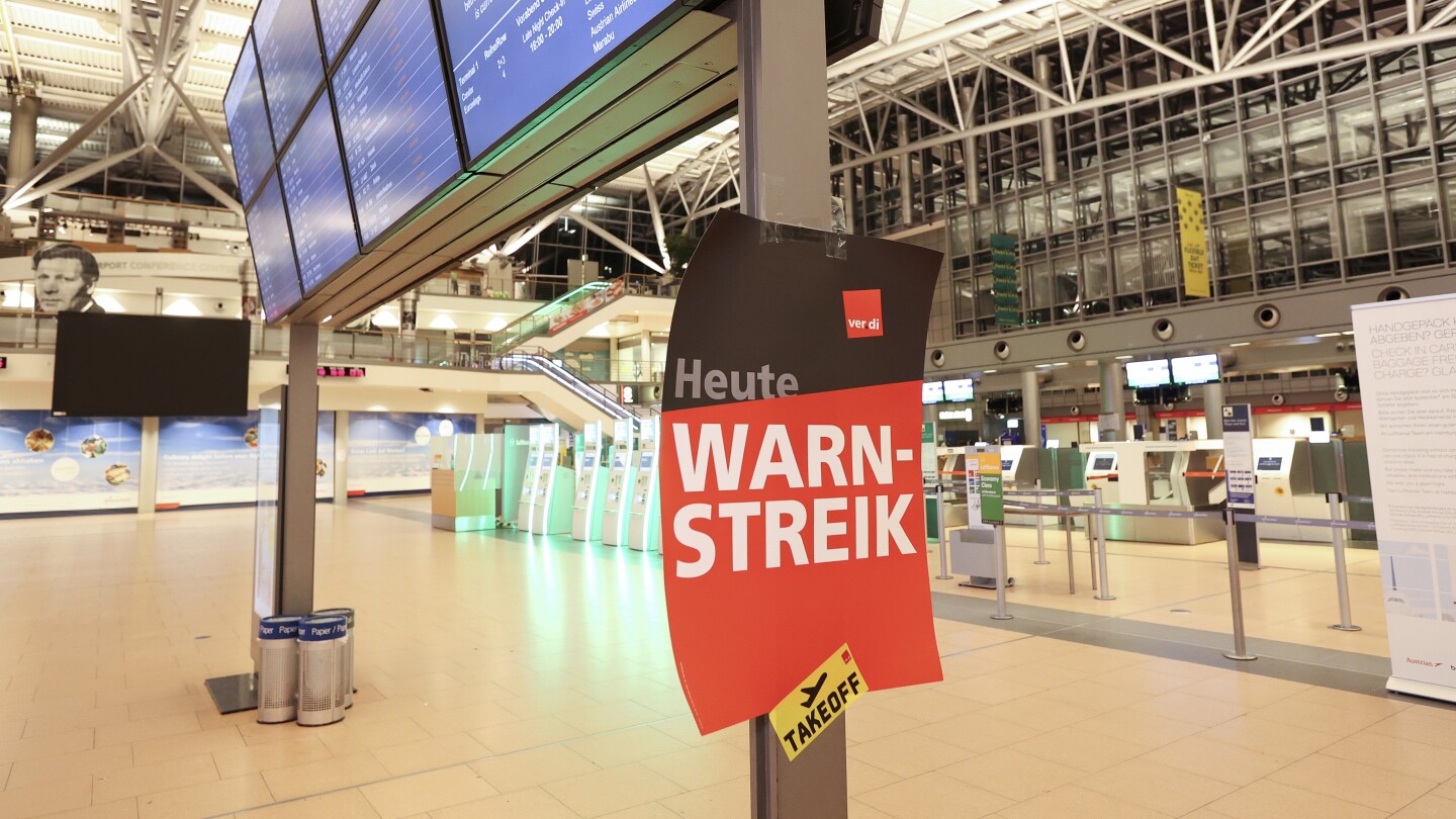 Germany: Hundreds of flights canceled after security staff strike | AP News