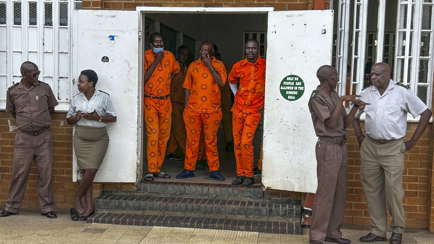 South African election officials visit prisons trying to register record numbers of inmates to vote | AP News