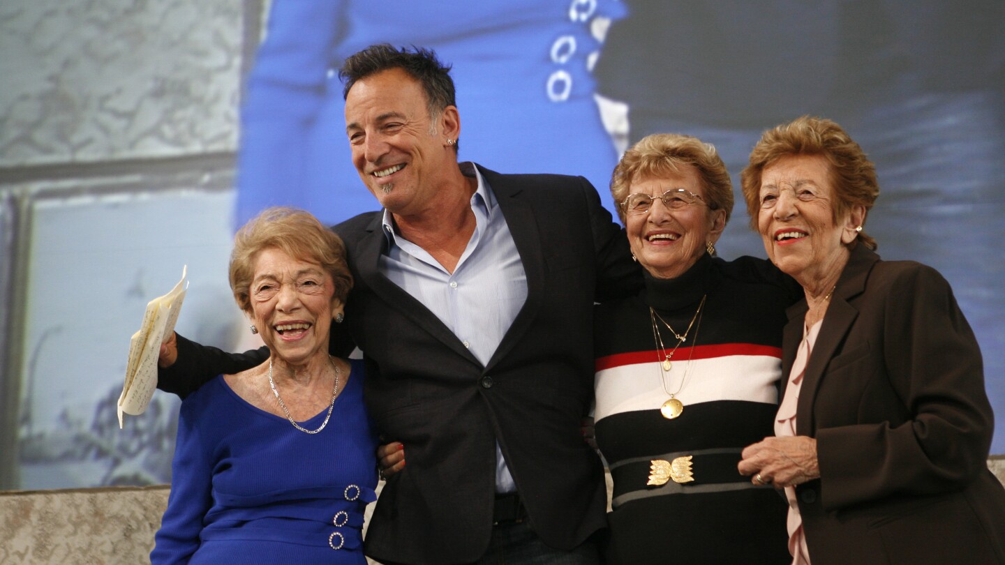 Bruce Springsteen’s mother Adele Springsteen, a fan favorite who danced at his shows, dies at 98 | AP News