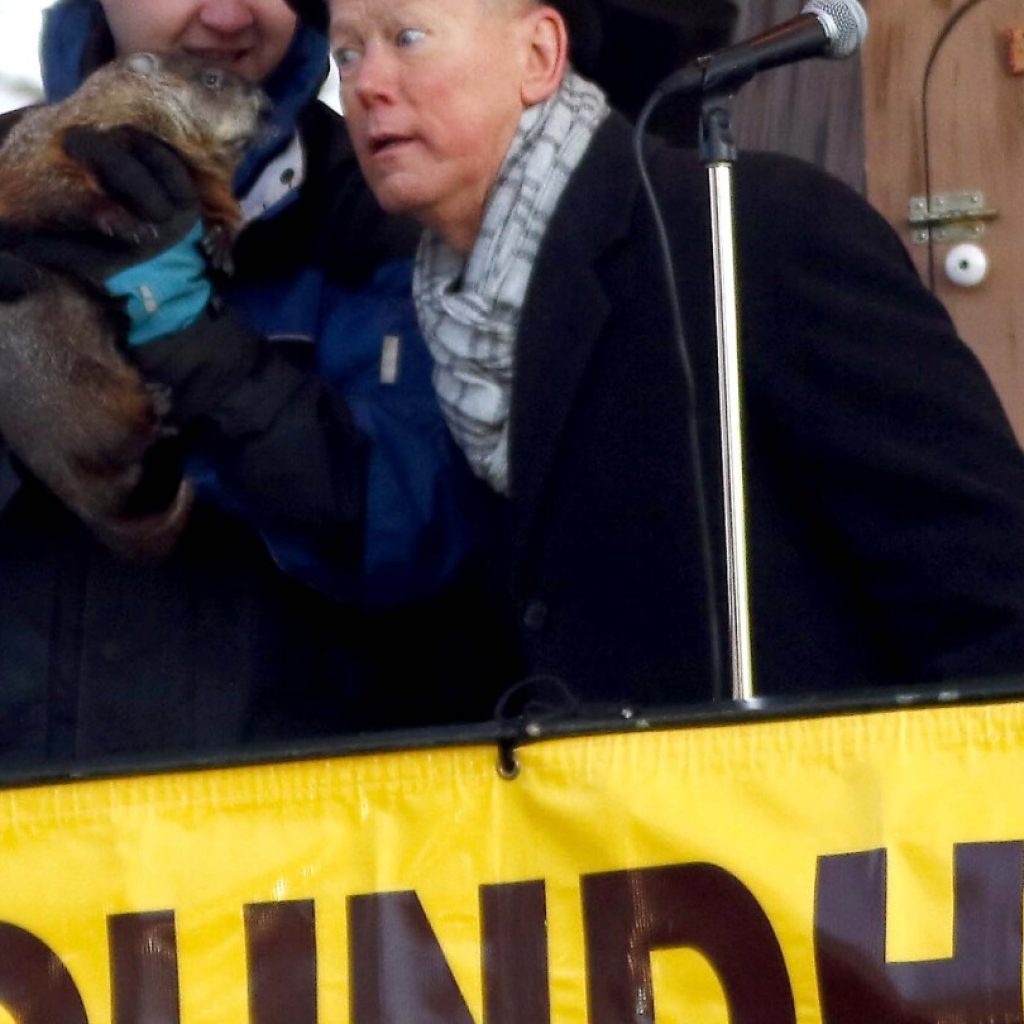 Punxsutawney Phil prepares to make his annual Groundhog Day winter weather forecast | AP News