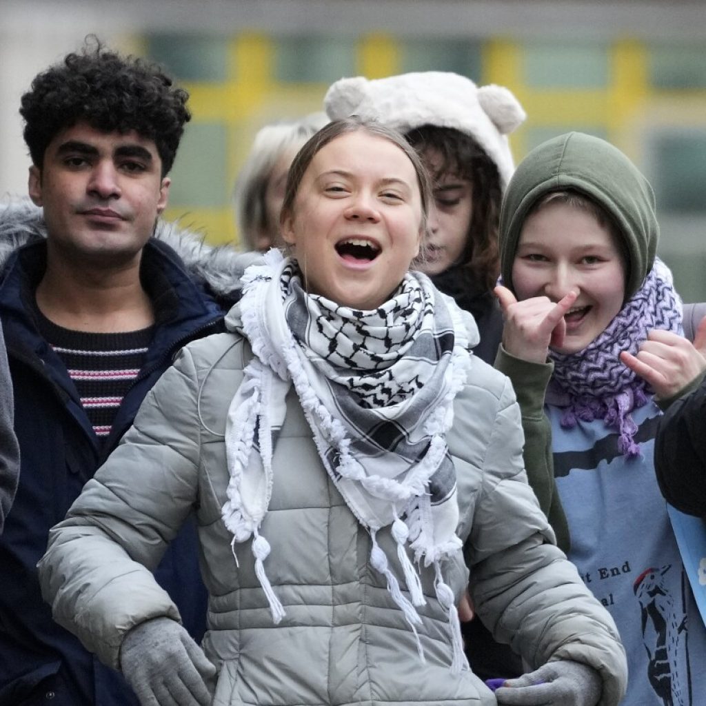 Greta Thunberg acquitted of charge that she blocked an oil conference | AP News