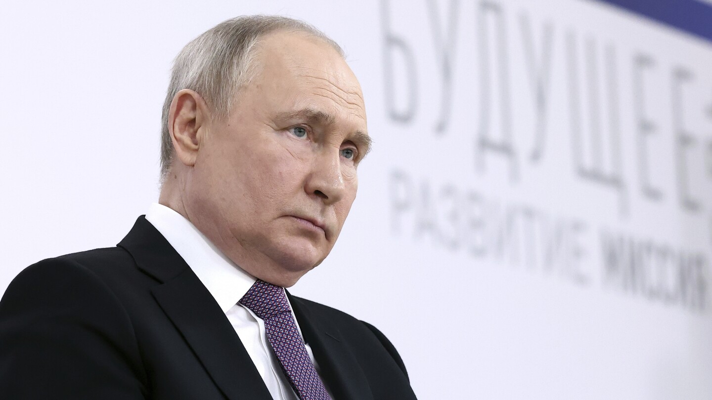 Putin casts the Ukraine conflict as a fight for Russia’s survival as he seeks reelection | AP News