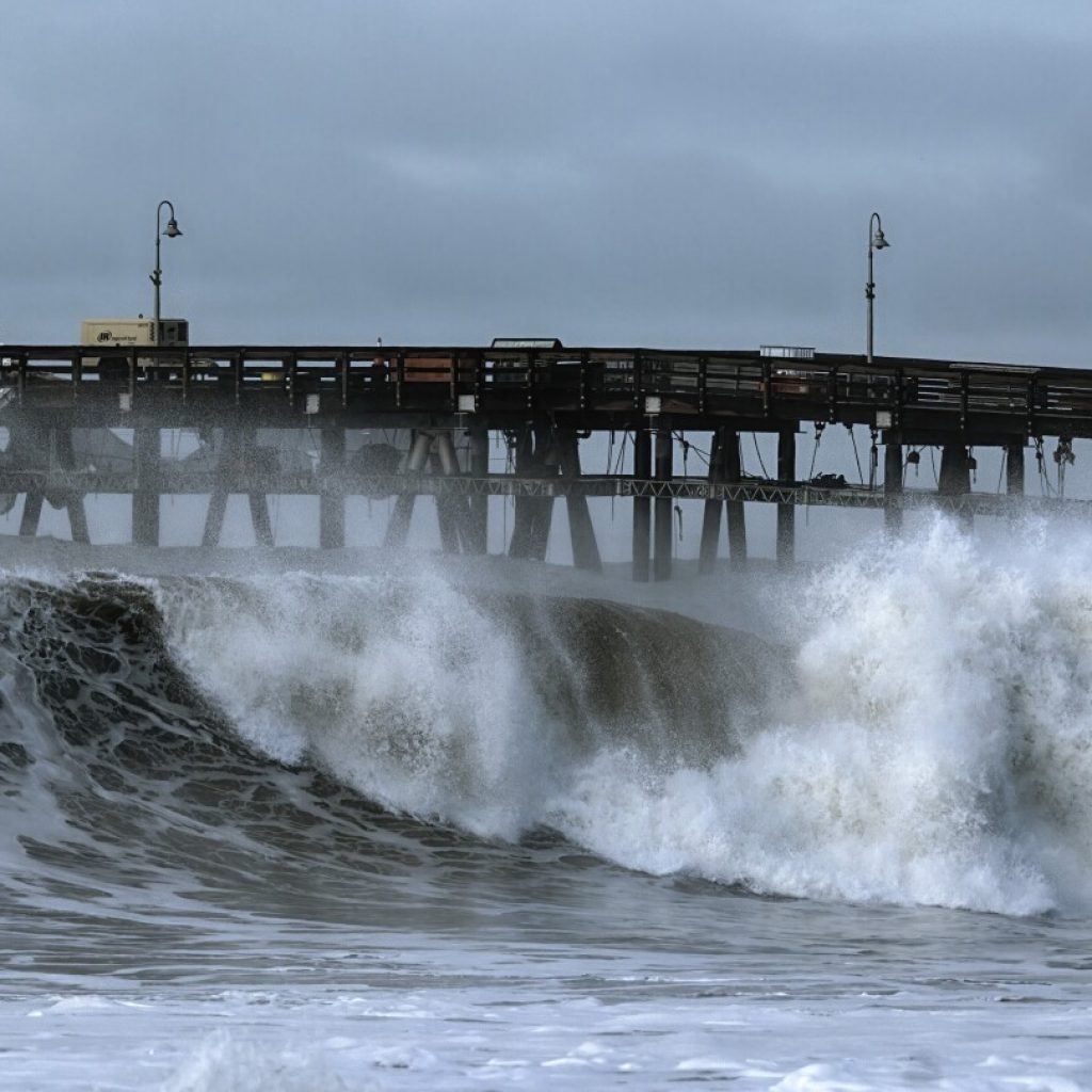 California: Rising seas and frequent storms threaten iconic piers | AP News