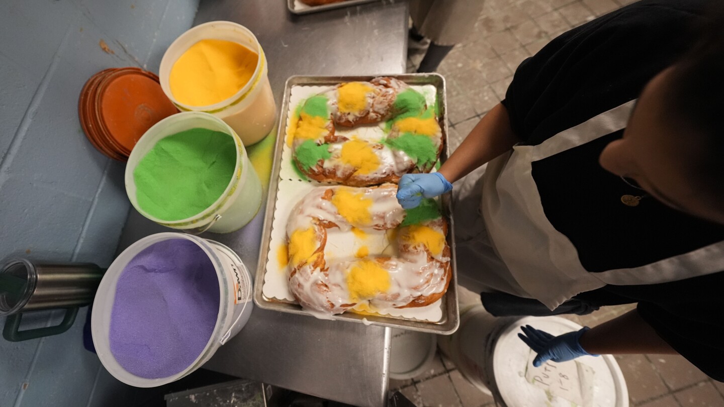 Fat Tuesday means big business for New Orleans bakers under exploding demand for king cakes | AP News