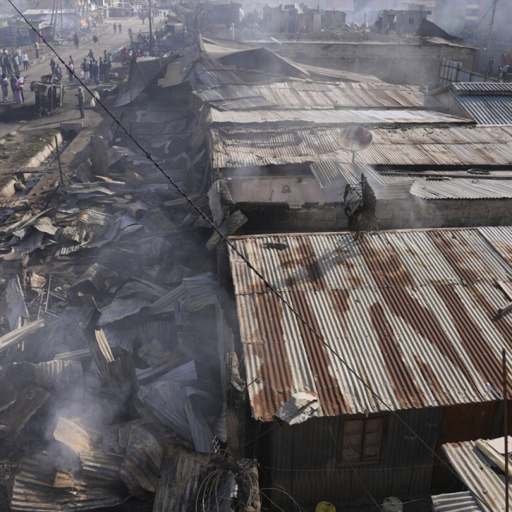 Kenya’s president blames corruption and incompetence for huge fireball that hurt hundreds in Nairobi | AP News