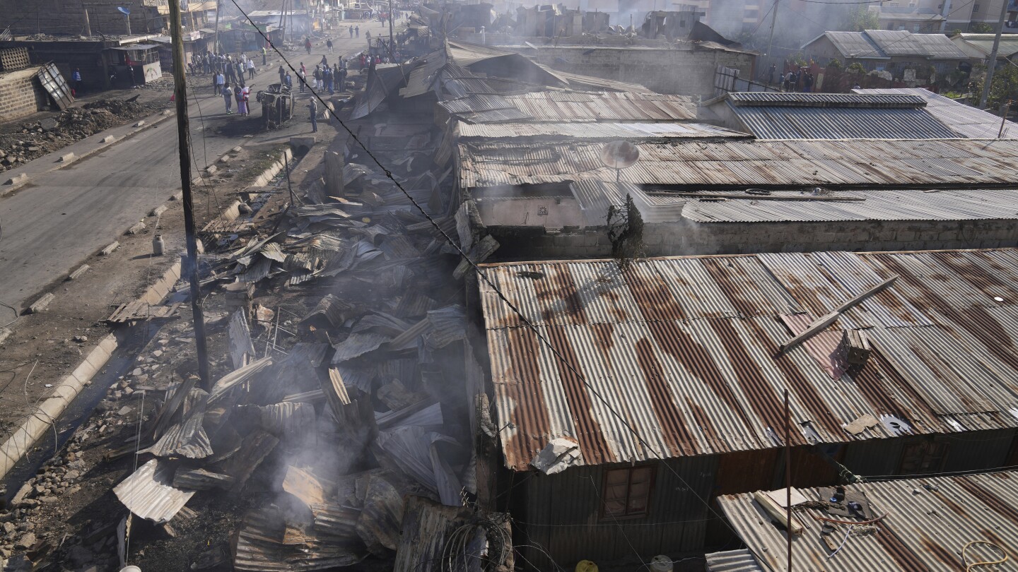 Kenya’s president blames corruption and incompetence for huge fireball that hurt hundreds in Nairobi | AP News