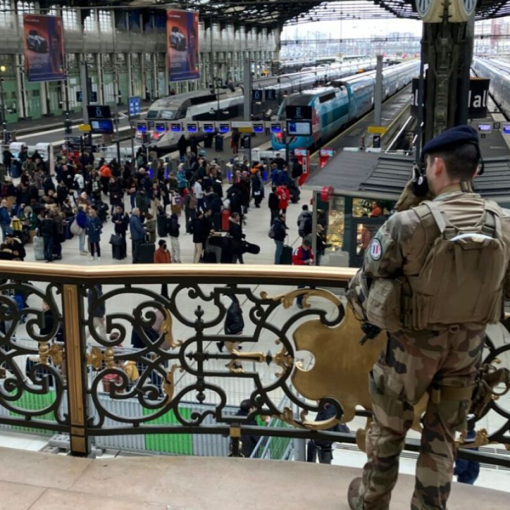 Three people injured in stabbing at Gare de Lyon train station in Paris | AP News