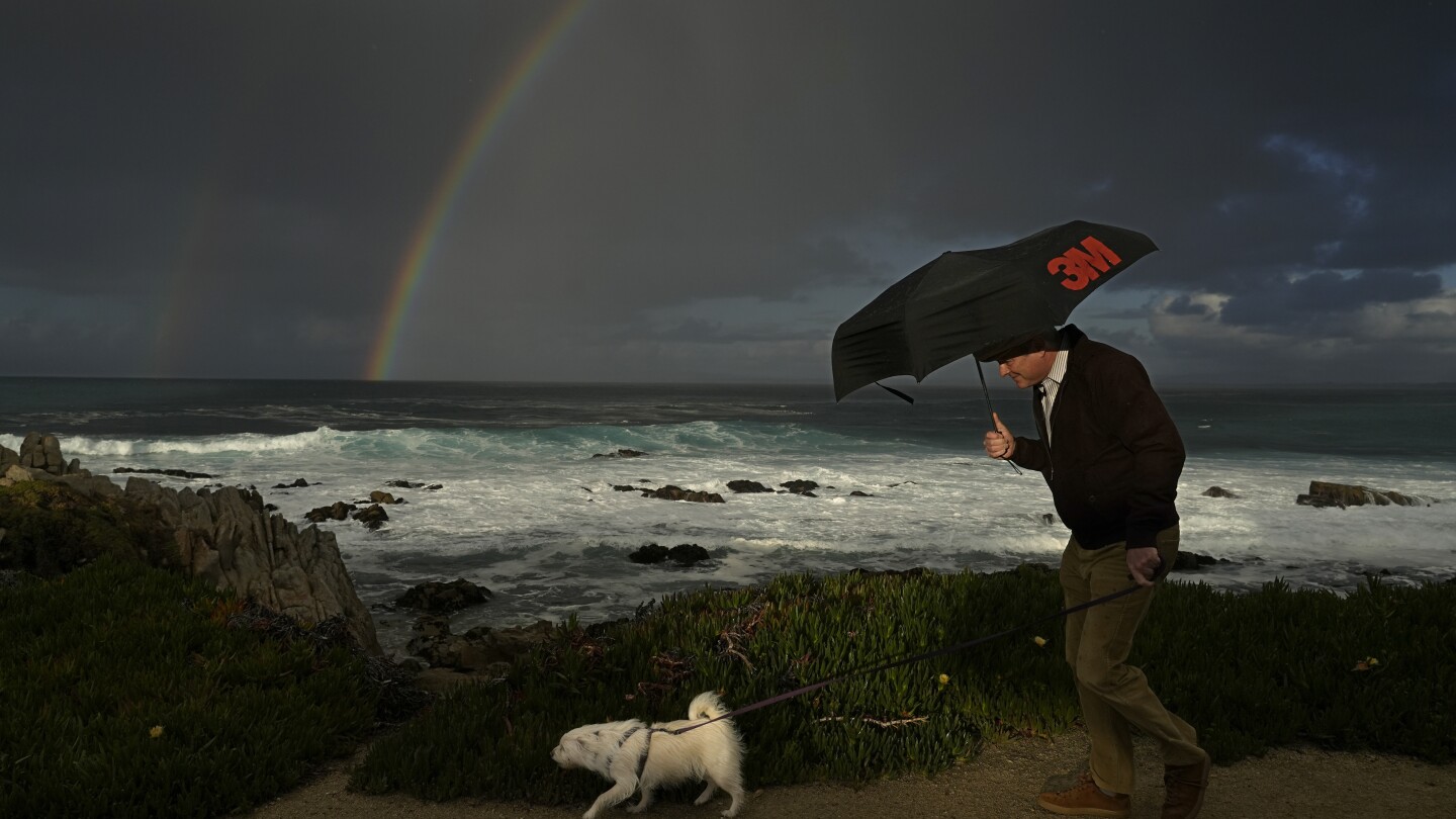 California prepares for strong atmospheric river  | AP News