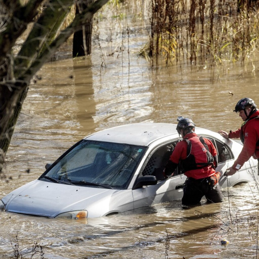 California atmospheric river: Rare warning for hurricane-force winds. Follow live | AP News