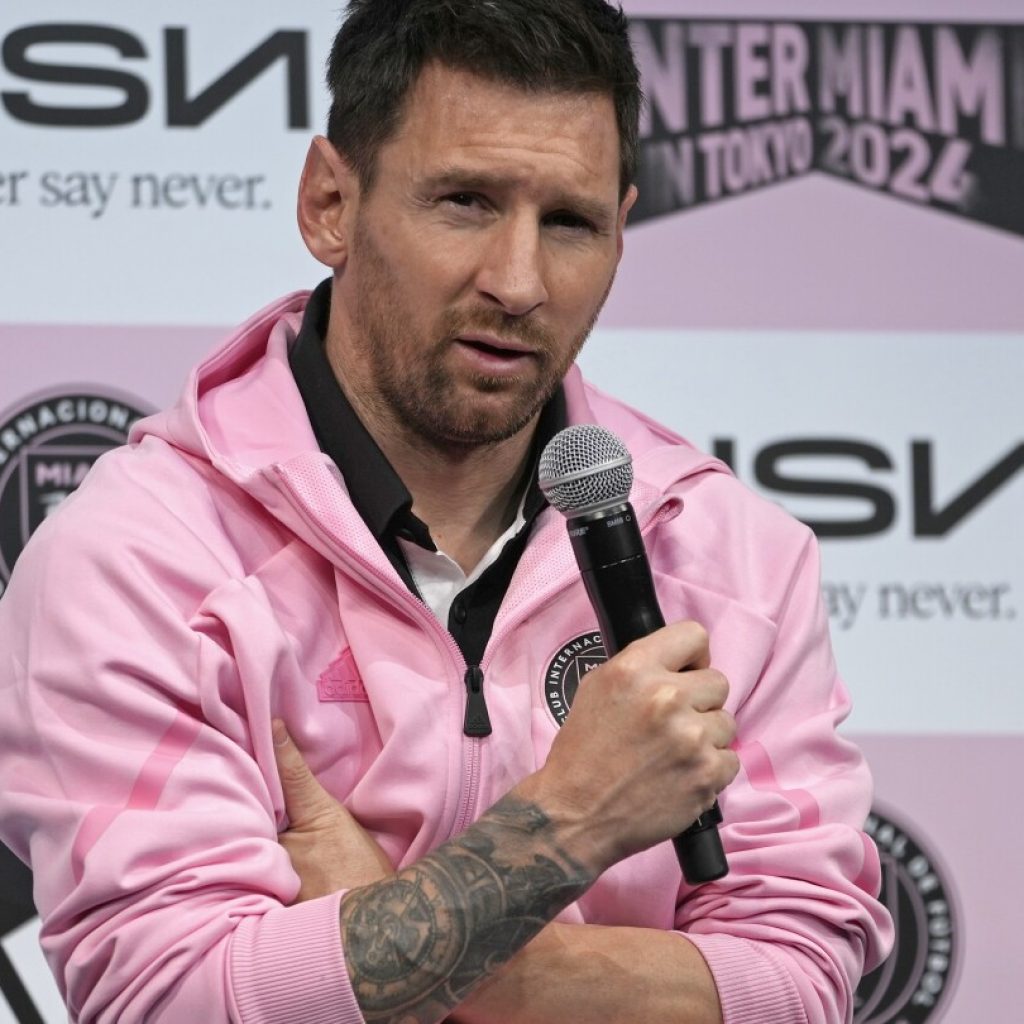 Messi says he “feels much better” and hopeful of playing in Tokyo after PR disaster in Hong Kong | AP News