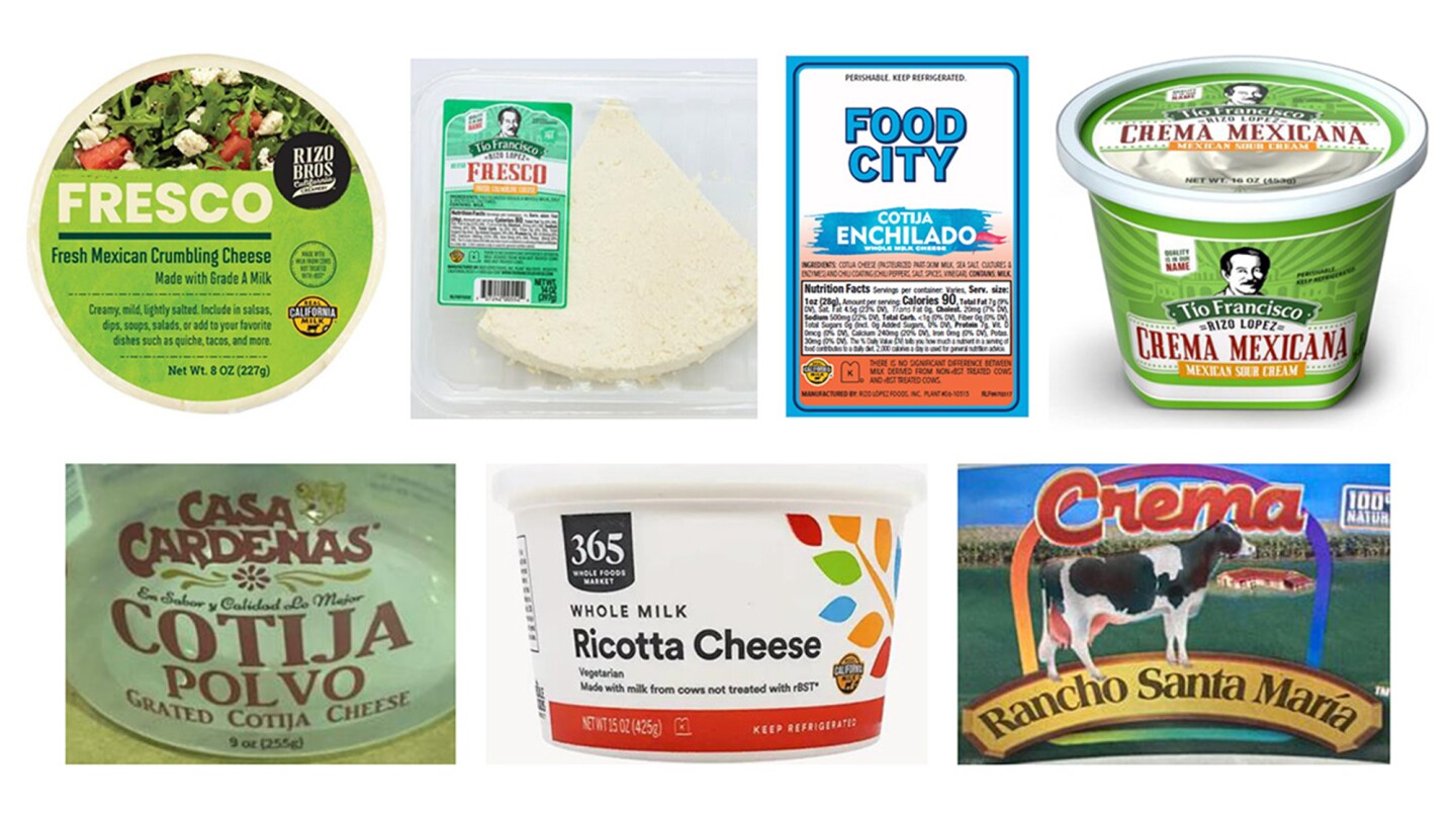 Deadly decade-long listeria outbreak linked to cotija and queso fresco from a California business