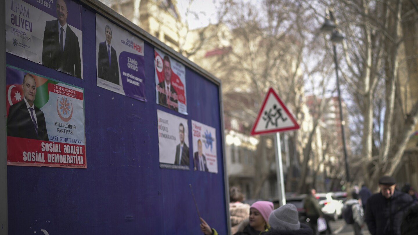 Azerbaijan holds snap presidential vote as Aliyev rides support from retaking of Karabakh