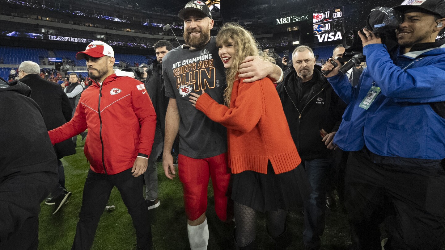 Score one for red, the color, thanks to Taylor, Travis and the red vs. red Super Bowl