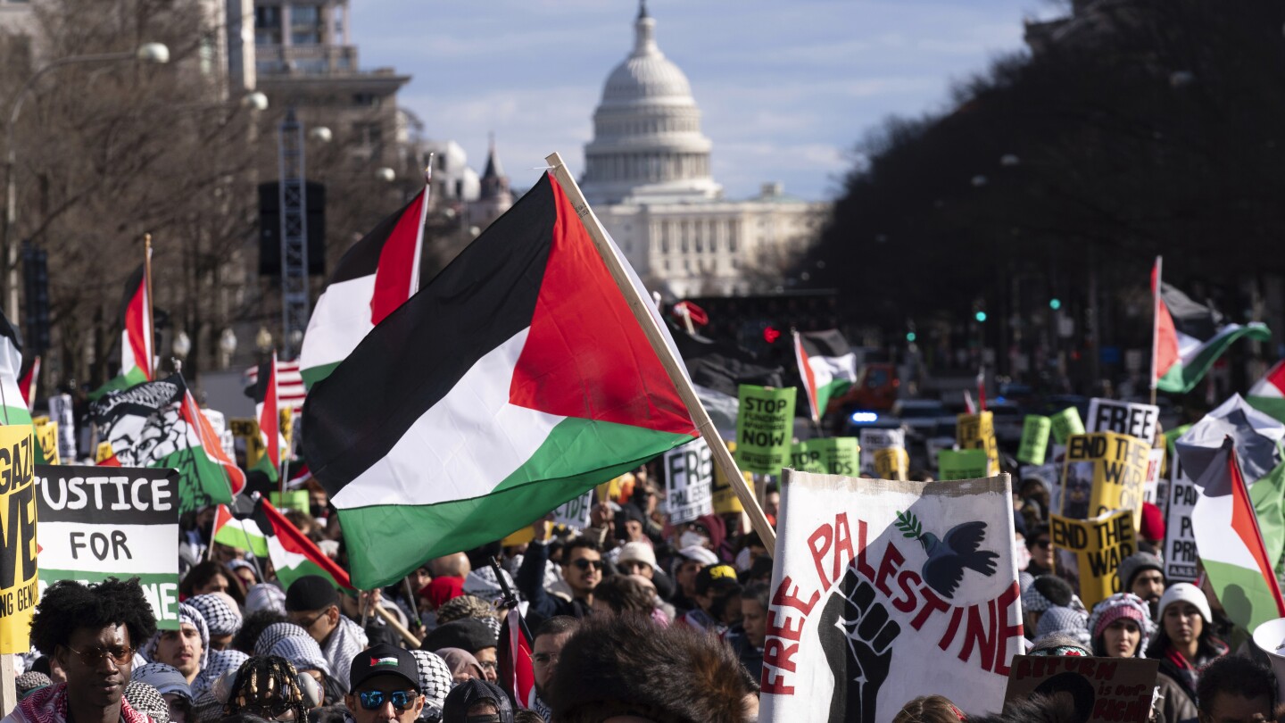 Half of Asian Americans and Pacific Islanders want more US support of Palestinians, a poll shows