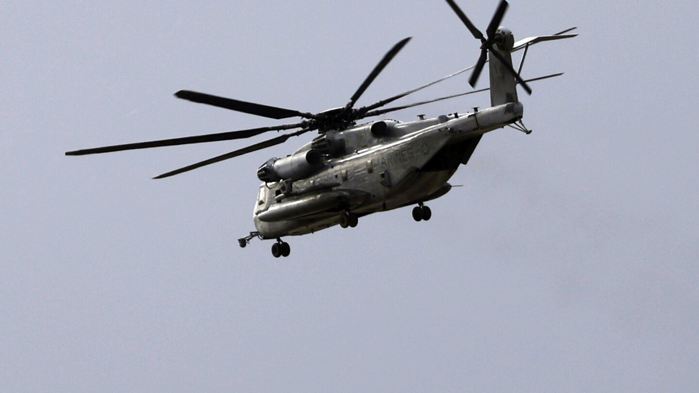 What we know about the search for five Marines after a helicopter went down in California mountains