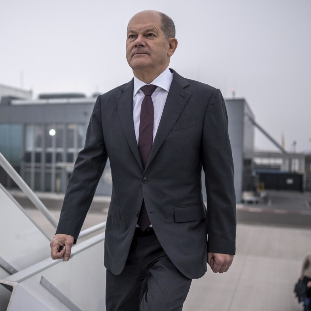 Germany’s Scholz heads to Washington, seeking a clear signal to Putin on aid to Ukraine