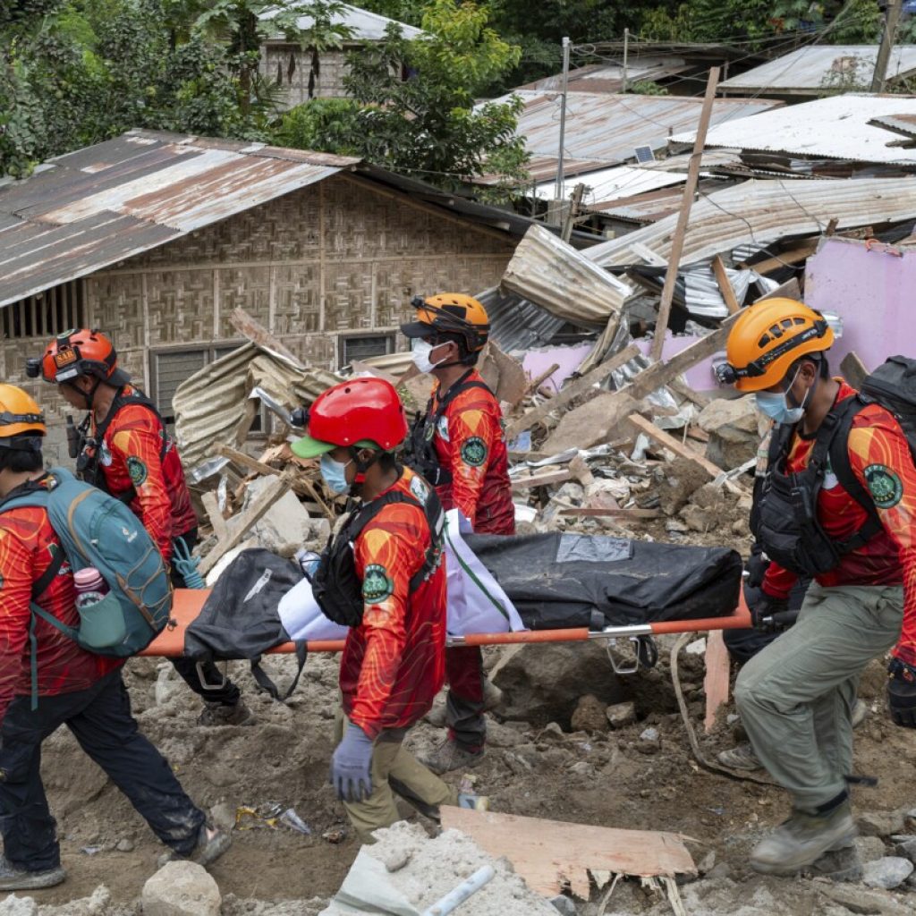 Death toll in landslide-hit Philippine mountain village rises to 11 with more than 100 missing